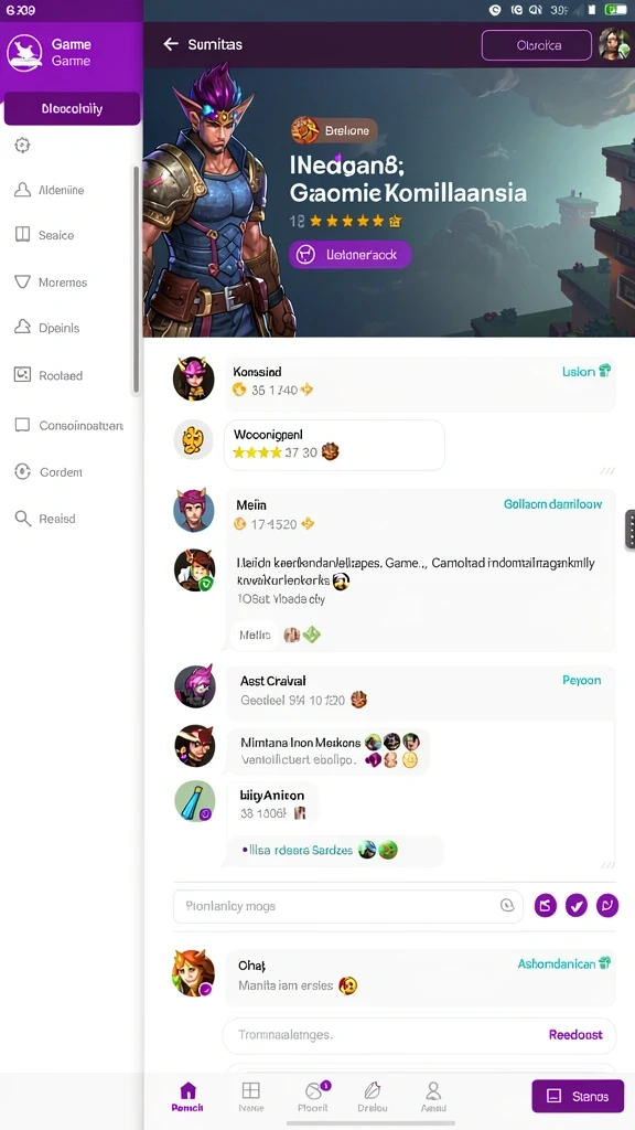 Ilustrasi grafis memukau dari gameplay 555F.
