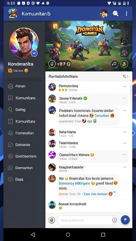 Pilihan mode permainan yang beragam dan menarik.