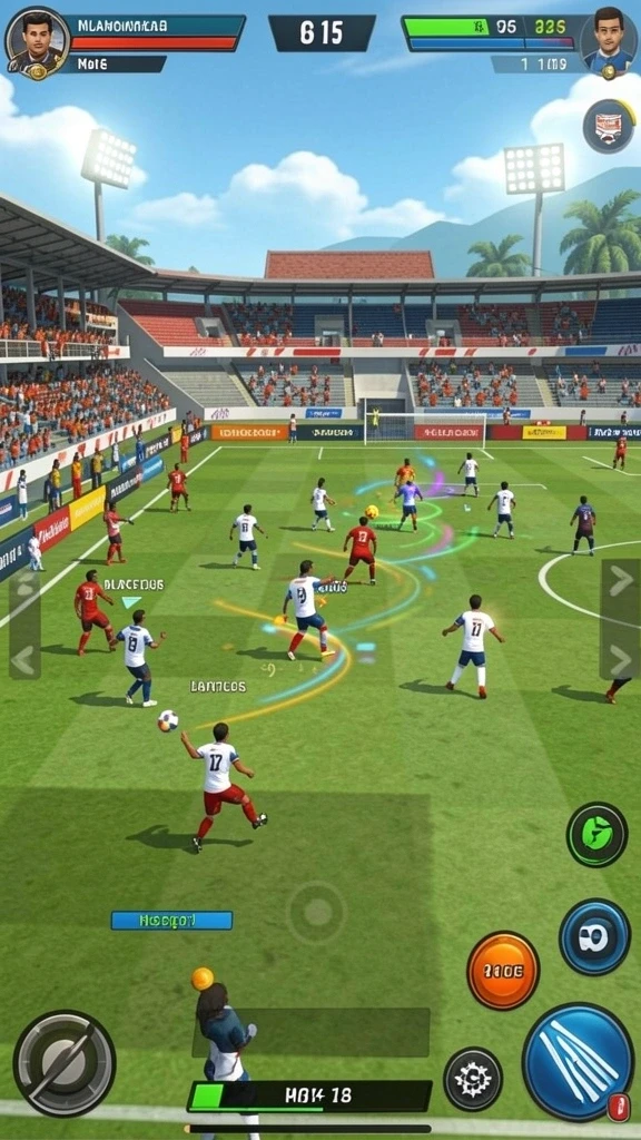 Grafis level yang detail dan menakjubkan.