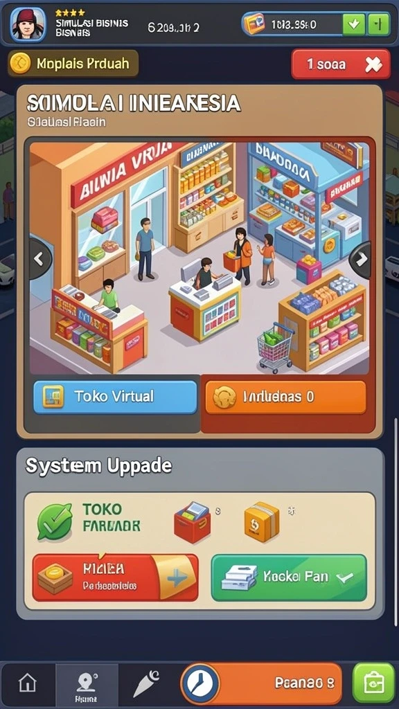 Screenshot level menantang di APEK88.