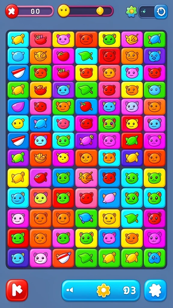 Tampilan awal game yang menarik dan mengundang.