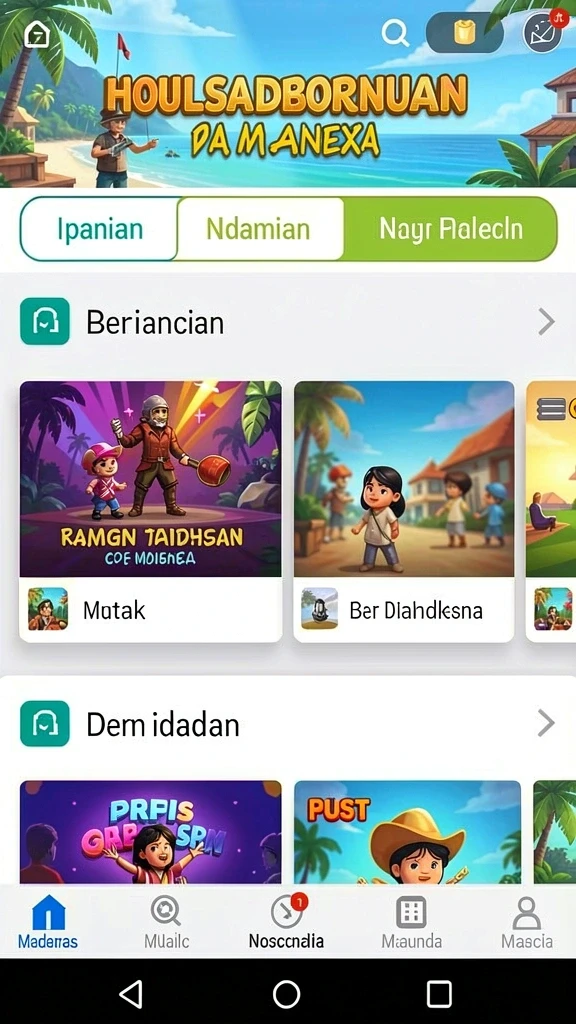 Level baru yang menantang untuk dijelajahi.