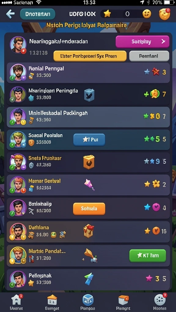 Pengaturan profil pengguna yang mudah diakses.