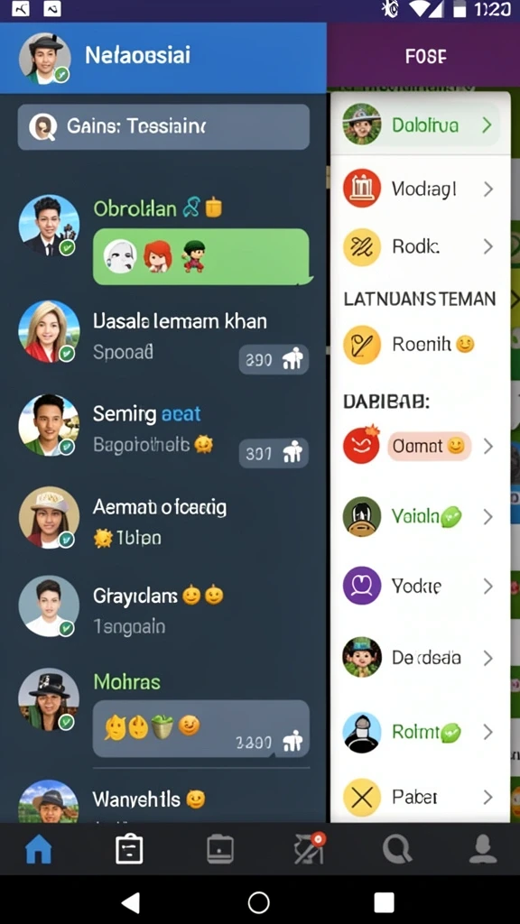 Level permainan yang penuh tantangan dan strategi.