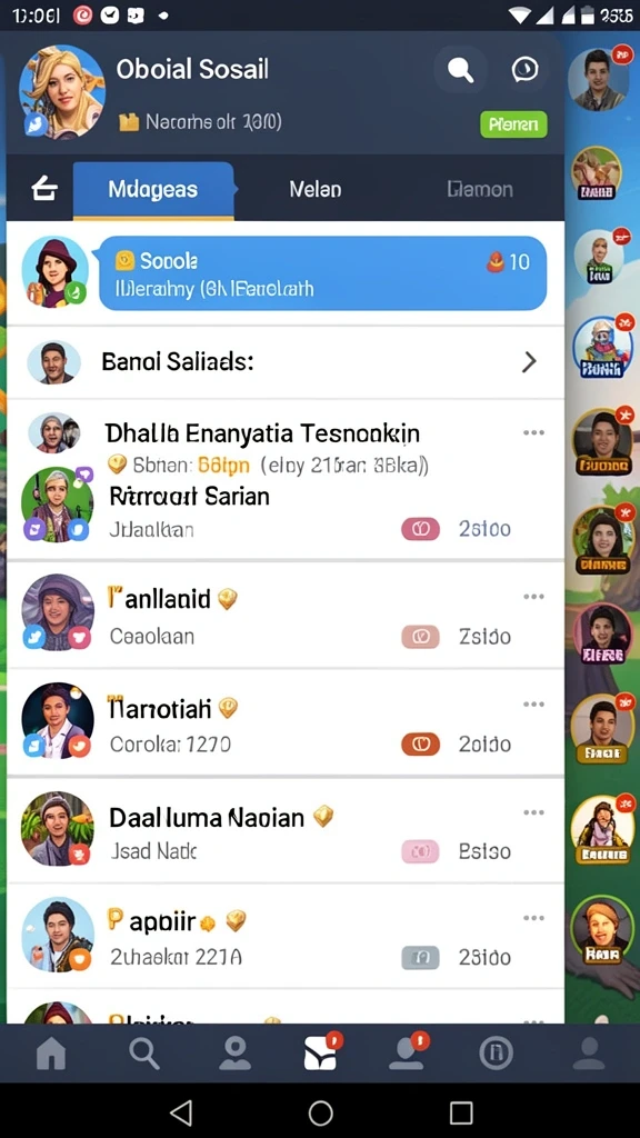 Tampilan antarmuka yang menarik dan user-friendly.