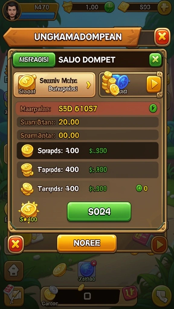 Tampilan awal permainan KEREN777 yang menarik.
