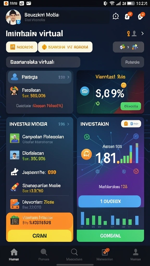 Screenshot menunjukkan variasi tema permainan slot.