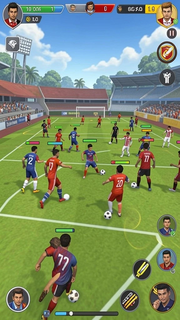 Gameplay penuh tantangan dan keseruan.