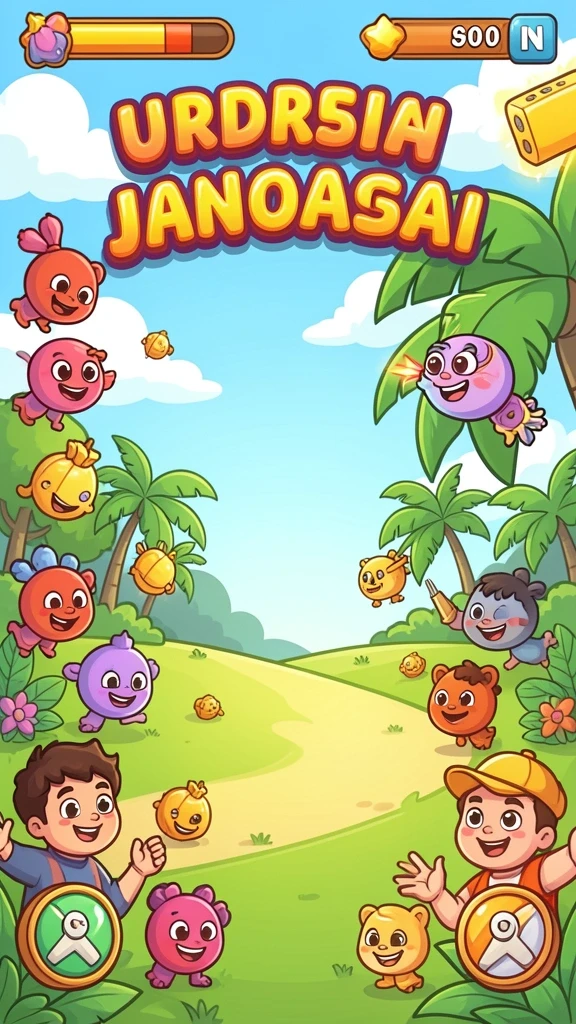 Dunia virtual yang penuh warna dan detail.