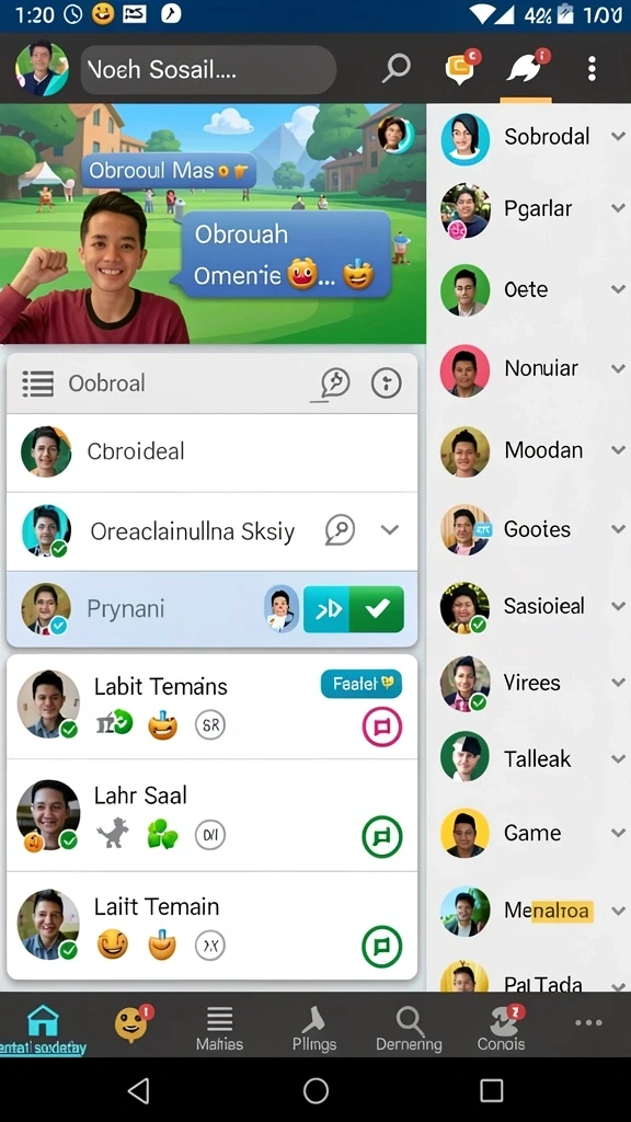 Tampilan antarmuka yang modern dan user-friendly.