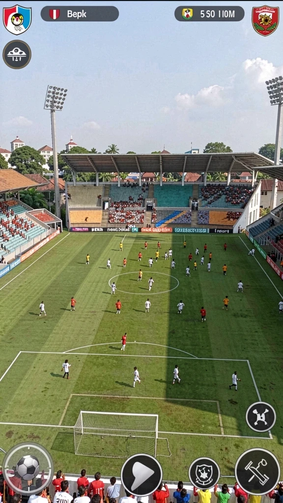 Tantangan seru di setiap level permainan.