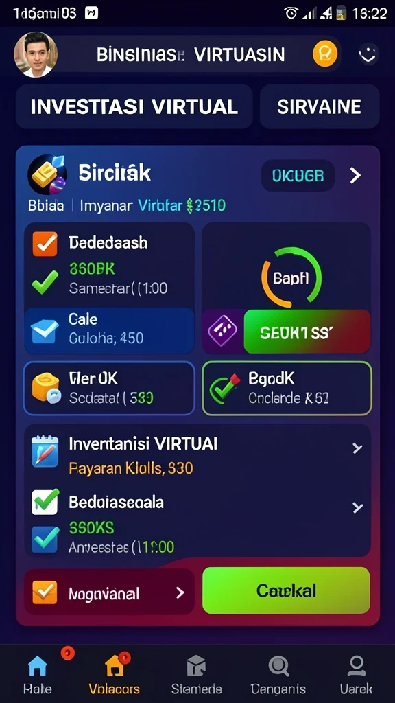 Screenshot menggambarkan tampilan antarmuka utama yang menarik.