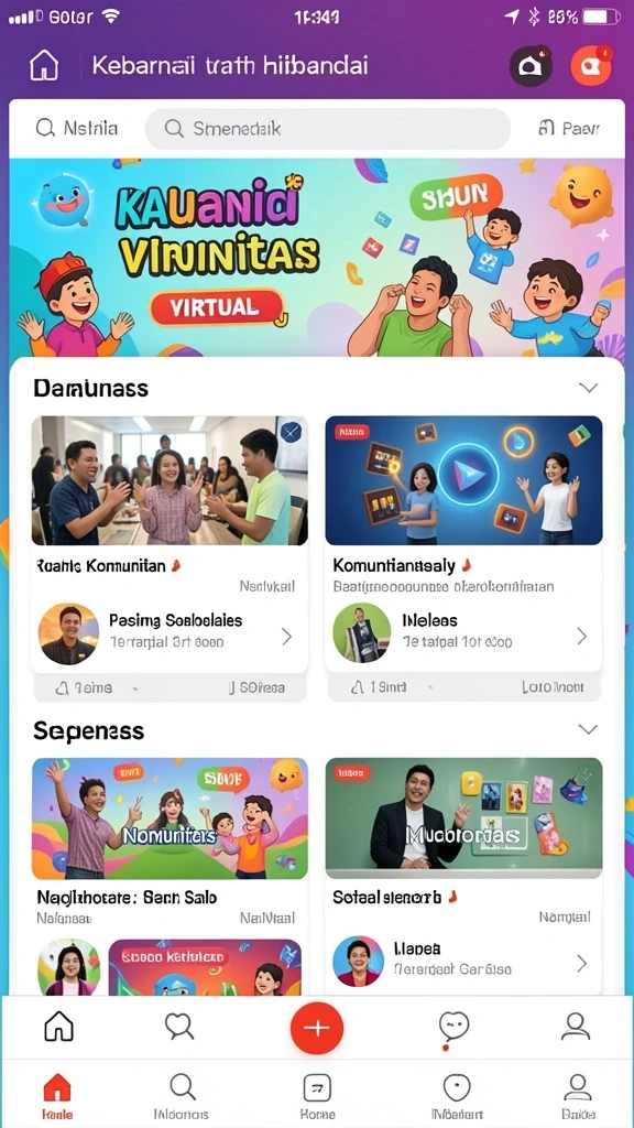 Screenshot menampilkan tantangan harian yang sedang berlangsung.