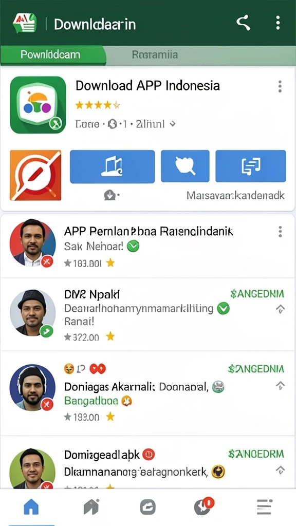 Tampilan utama yang menarik dan mudah dinavigasi.