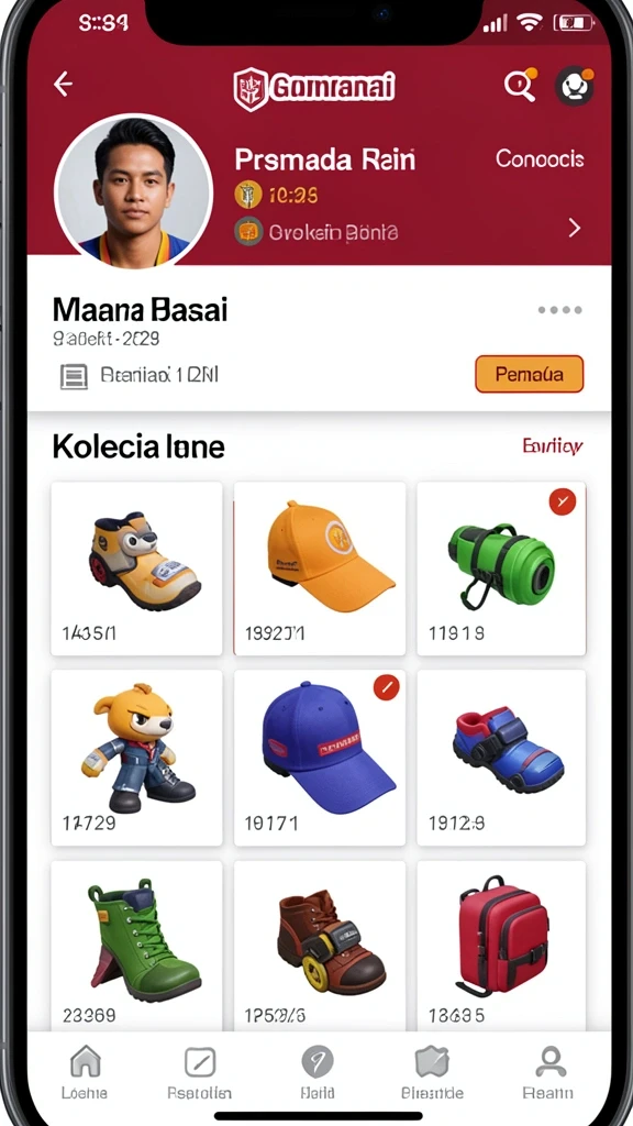 Tampilan menu utama yang menarik dan intuitif.