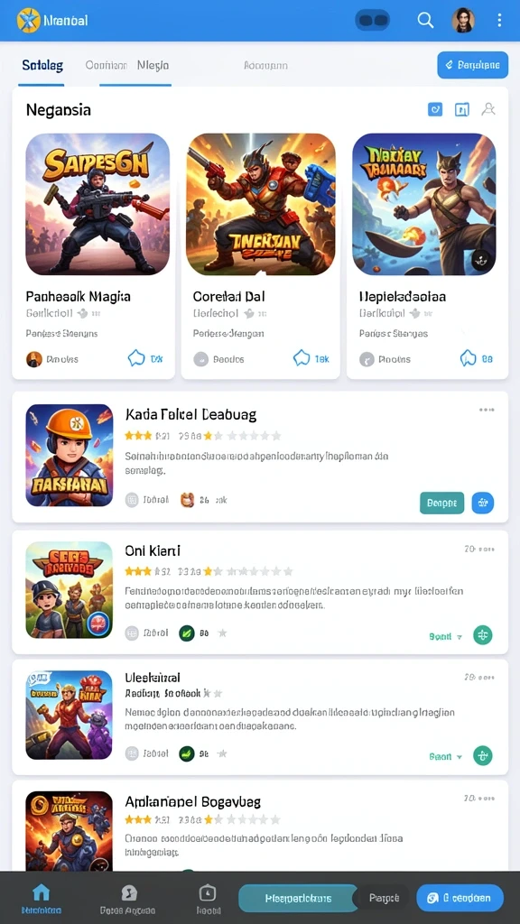 Fitur kompetisi yang memungkinkan pengguna bersaing secara langsung.