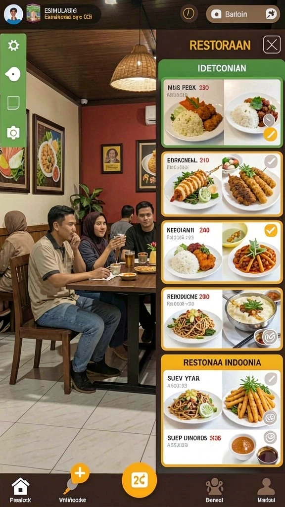 Tampilan antarmuka utama game REMI101 yang menarik.