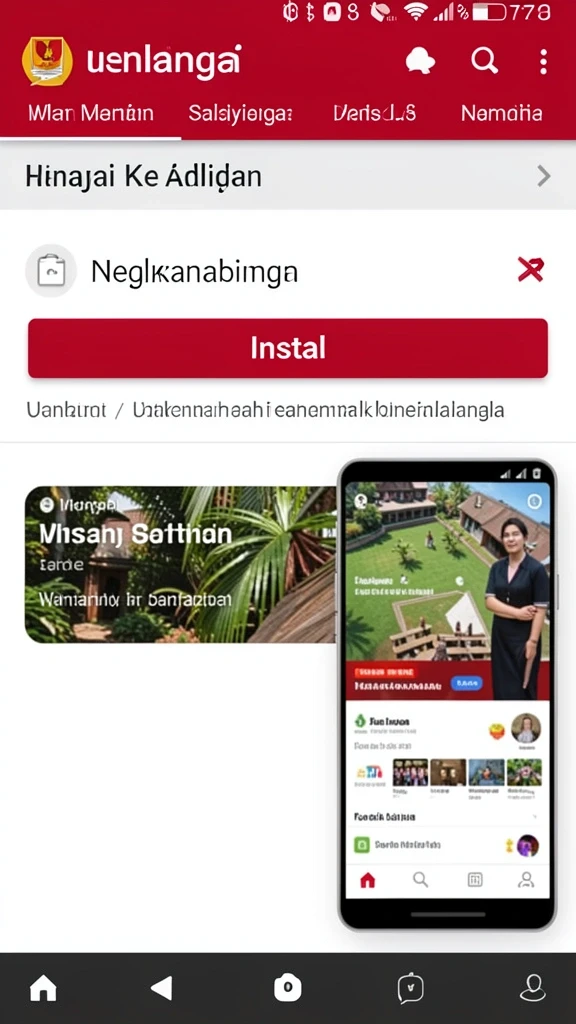 Tampilan antarmuka yang ramah pengguna.