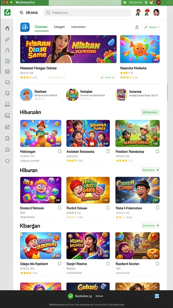 Karakter utama SPINGILA dalam aksi menantang.