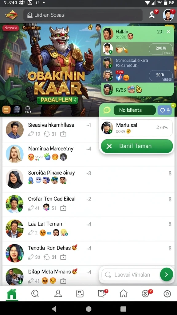 Berbagai pilihan permainan untuk semua selera pemain.