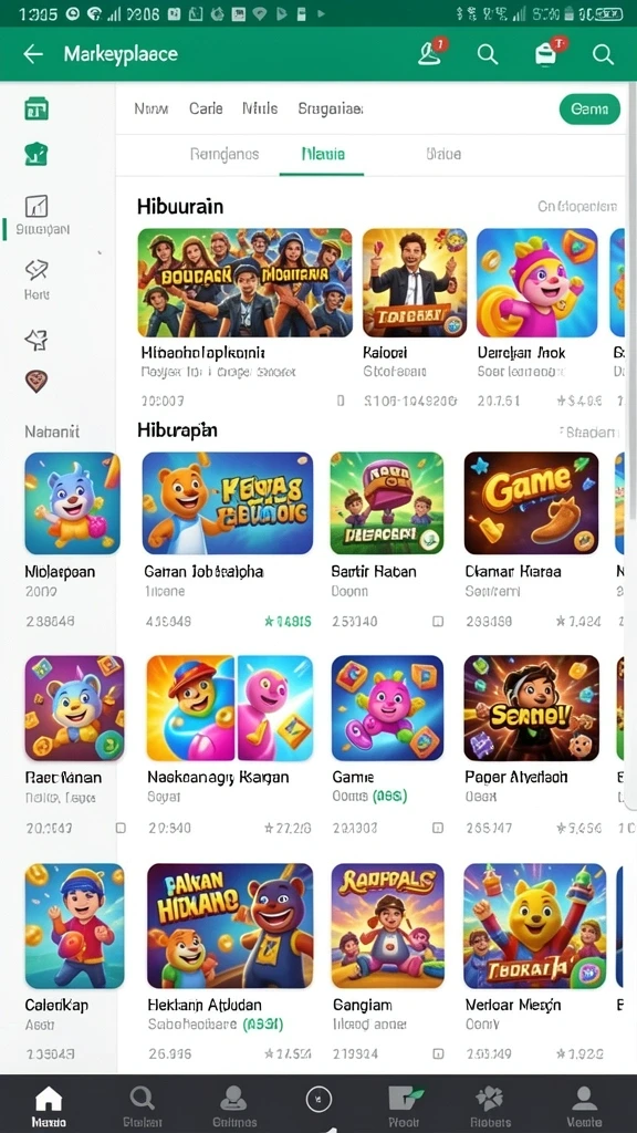 Tampilan antarmuka yang user-friendly dan menarik.